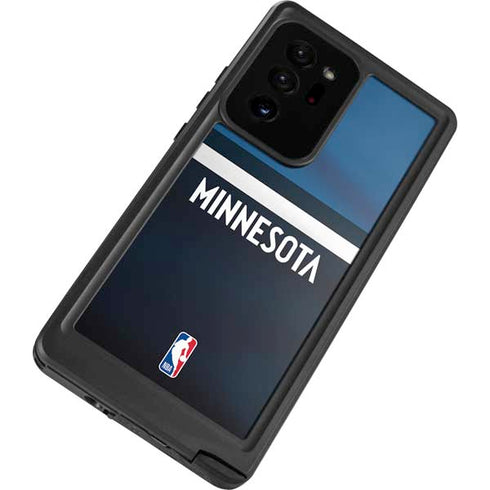 NBA Minnesota Timberwolves Jersey Galaxy Note20 Ultra 5G Waterproof Case